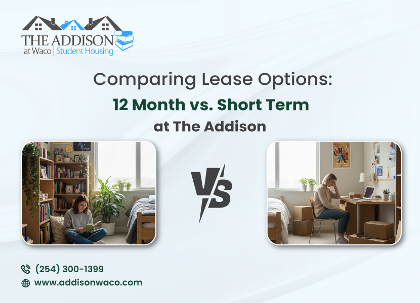 12-Month vs Short-Term Student Housing Lease Options