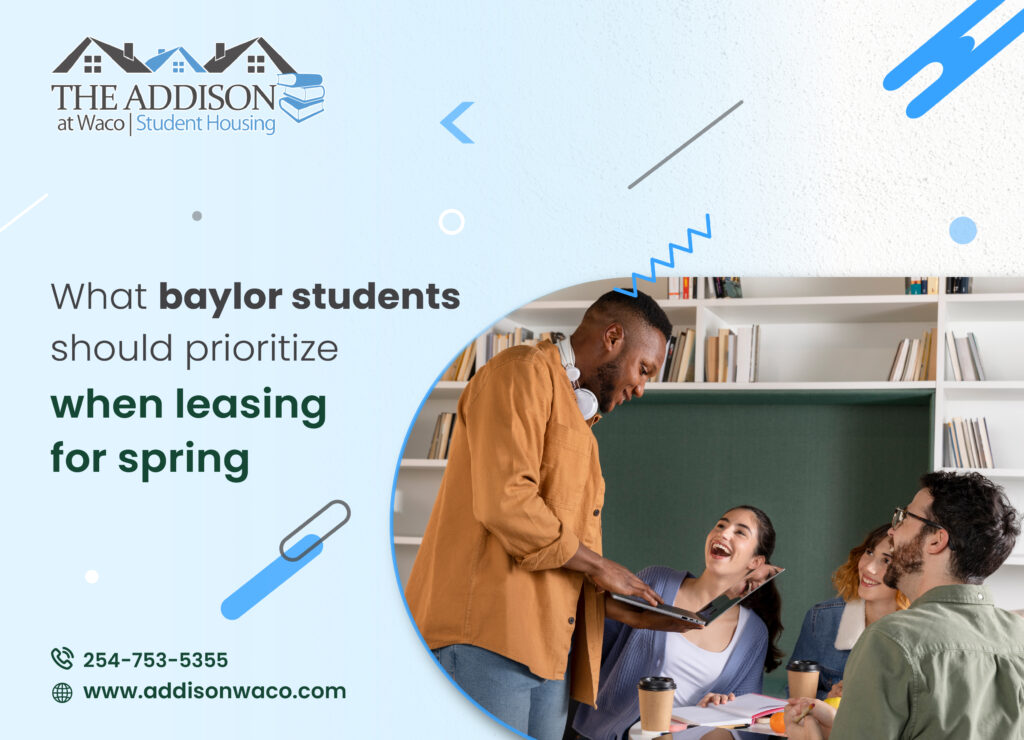 What baylor students should prioritize when leasing for spring